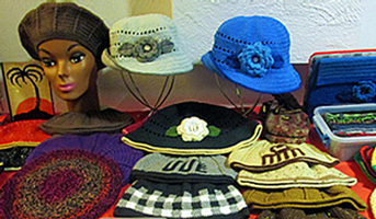 Delores Chamblin's Handmade Hats & Accessories at Motown Tribute Variety Show December 2017