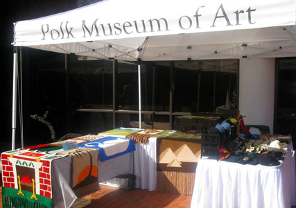 Original Crocheted Tapestries etc. by Delores Chamblin at Polk Museum of Art Event